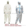 type 4 5 6 chemical resistant protective coverall microporous clothing